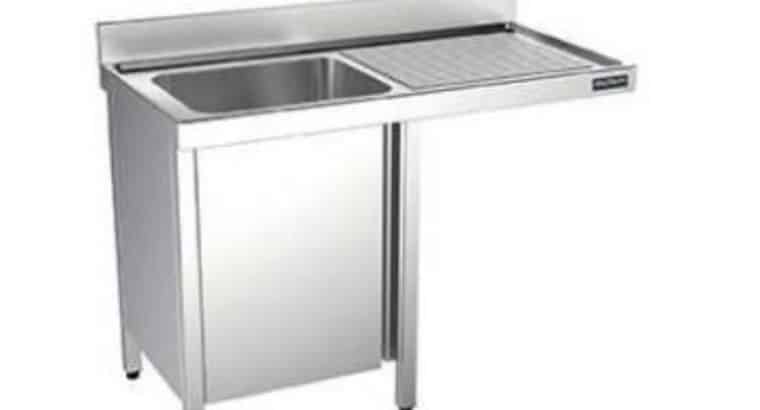 Fregadero industrial de acero Inox