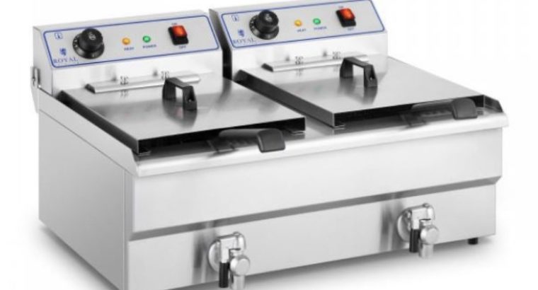 Freidora eléctrica – 2 x 16 litros – 400 V