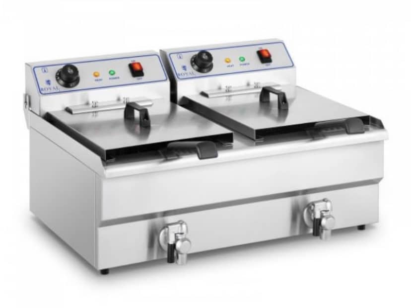 Freidora eléctrica – 2 x 16 litros – 400 V