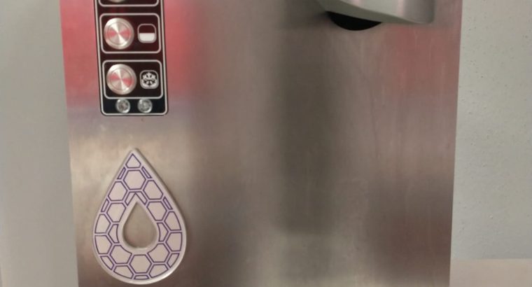 Dispensador agua fria, tiempo con y sin gas