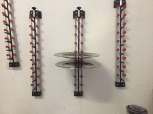 Columna de emplatado de pared 9 platos.