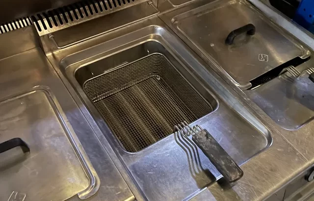 PLANCHA COCINA A GAS CON FREIDORA