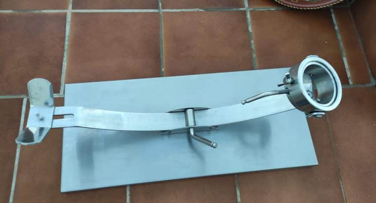 JAMONERO CORREDERA GIRATORIO ACERO INOXIDABLE