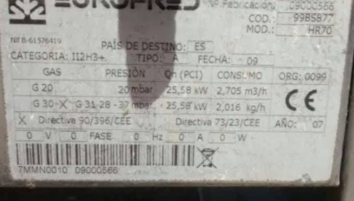 Fogon Industrial Eurofred