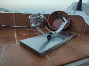 JAMONERO CORREDERA GIRATORIO ACERO INOXIDABLE