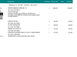 HORNO MIBRASA HMB AB 110