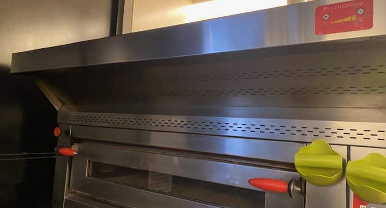 HORNO PIZZA marca Pizza Group del 2019 (con soporte y extractor)