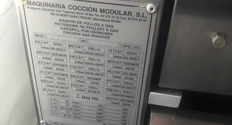 ASADOR de POLLOS 6 espadas