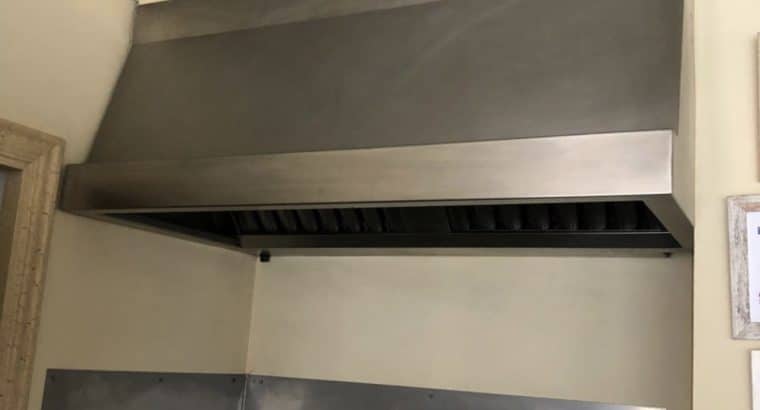 Campana extractora + placa de INOX