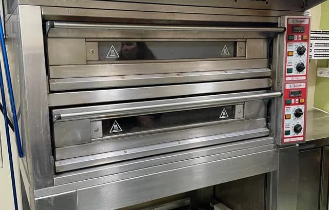 Horno para pizza doble – incluye campana y base inferior incluidos