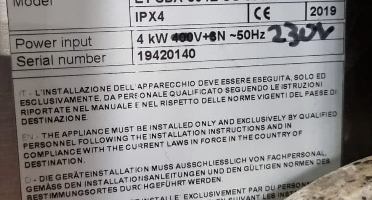 Horno convección inoxterend