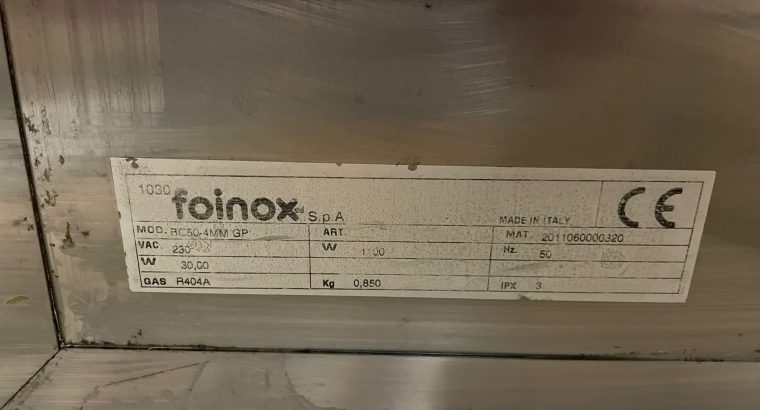 Abatidor de temperatura Foinox
