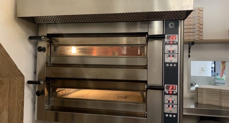 Lote maquinaria y mobiliario de restaurante pizzeria