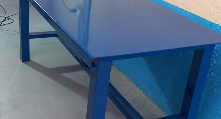 Mesa de trabajo de acero inoxidable