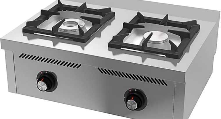 Cocina industrial a gas de sobremesa Fainca HR C2F600S para cocinas profesionales