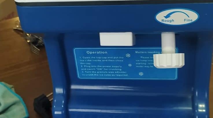 PICADORA TRITURADORA DE HIELO MOJITOS GRANIZADOS