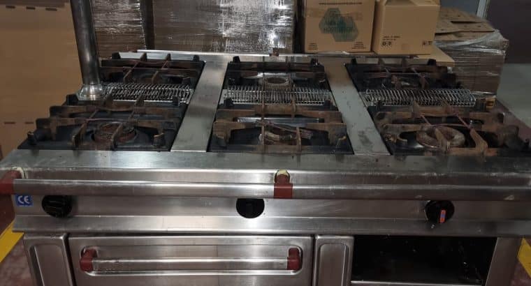 COCINA INDUSTRIAL 6 FUEGOS