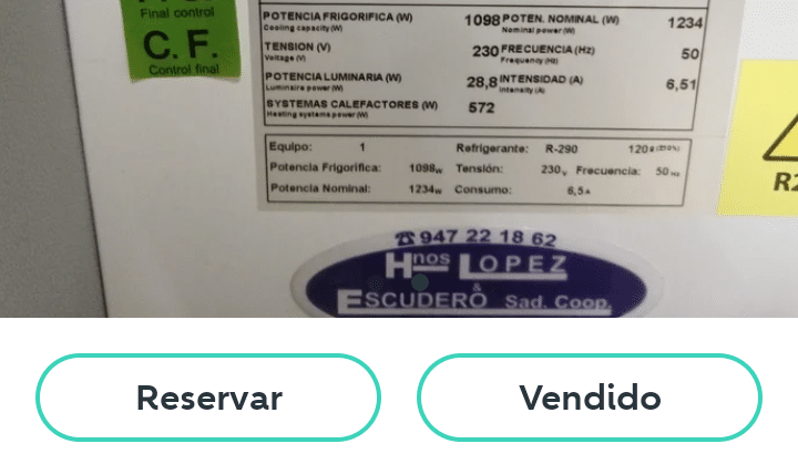 cámara frigorifica