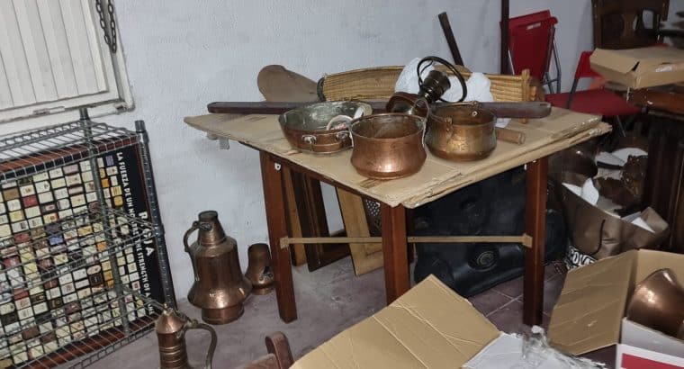 UTENSILIOS DE COCINA DE COBRE