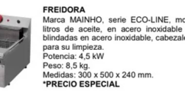 FREIDORA 8 LITROS – NUEVA