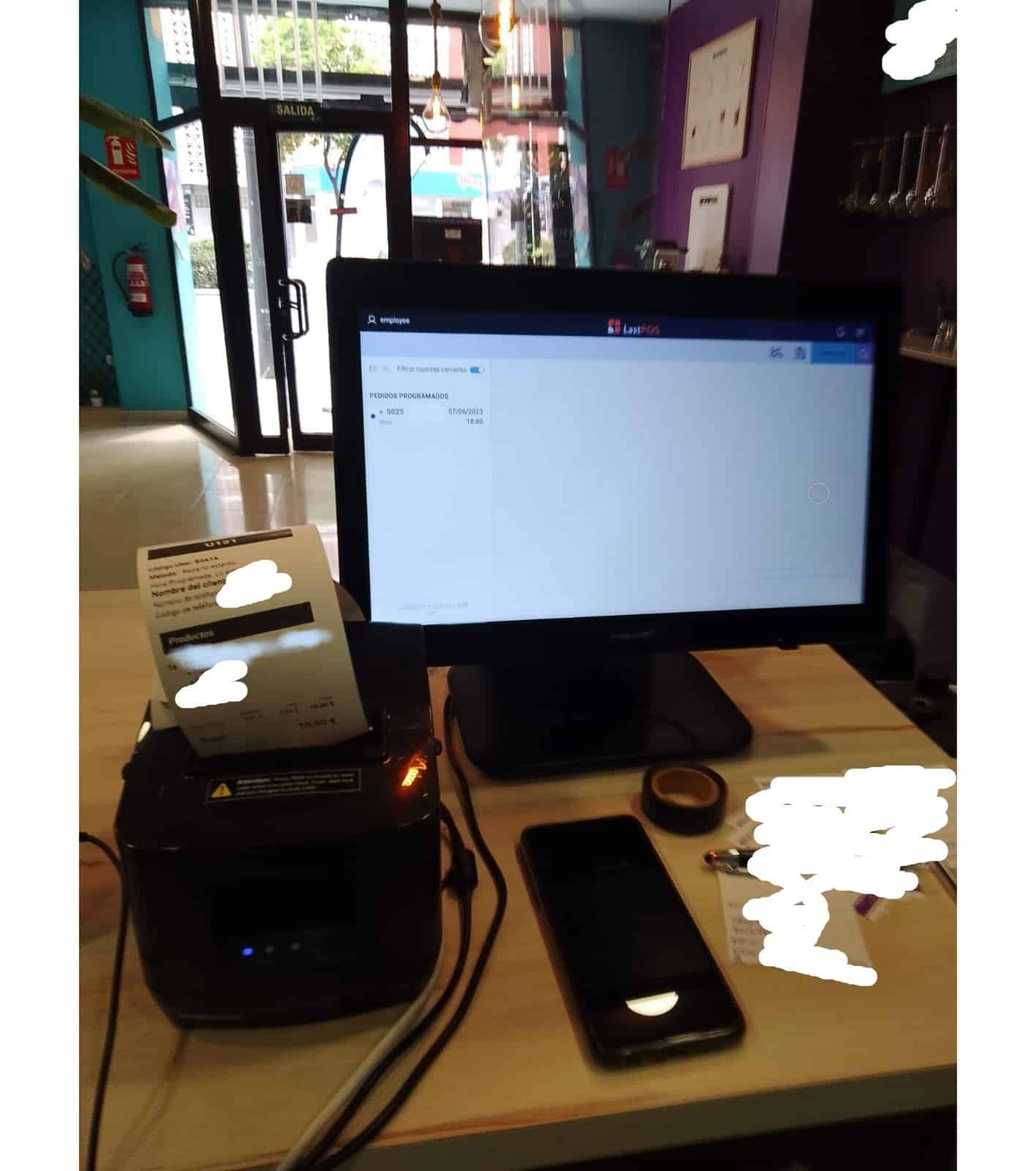 PACK TPV + 1 IMPRESORAS + CAJON PORTAMONEDAS