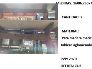 MESA DE MADERA MACIZA