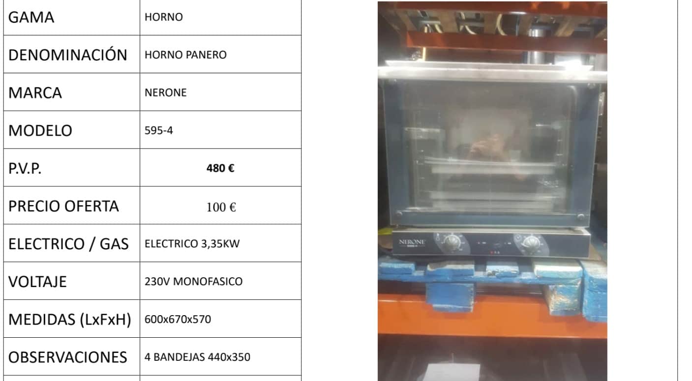 HORNO PANADERO