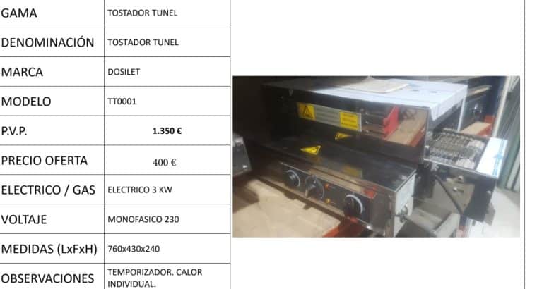 TOSTADOR TUNEL DOSILET