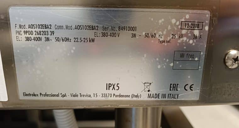 HORNO ELÉCTRICO DE CONVECCIÓN CON VAPOR