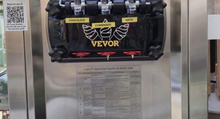 Máquina de helado VEVOR profesional- 3 sabores