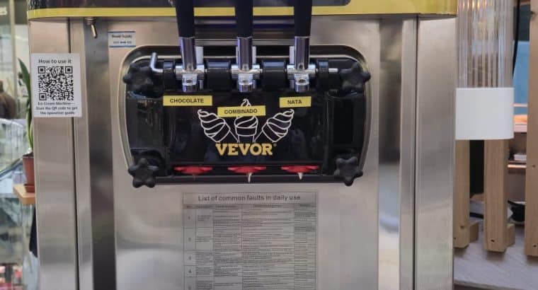 Máquina de helado VEVOR profesional- 3 sabores