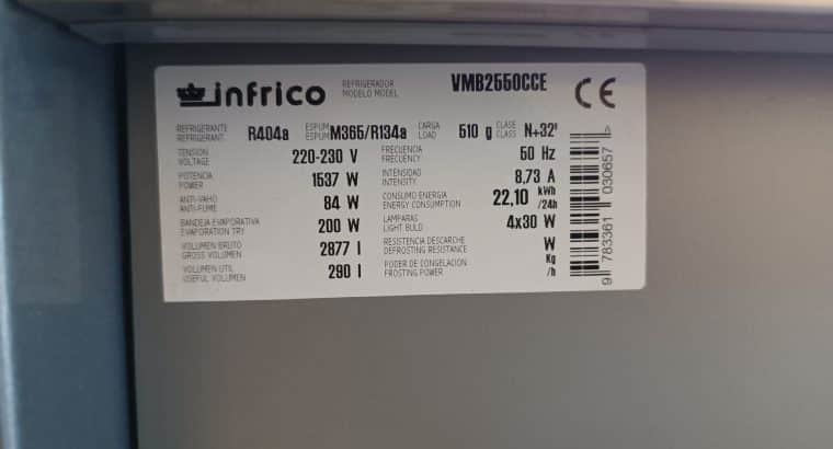 Nevera expositora infrico