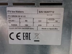 Maquina cubitos de hielo ITV 30 w ¡IMPECABLE !