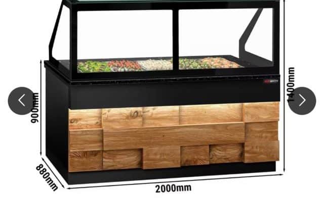 Mesa Refrigerada tipo Saladette Toronto GGMGASTRO