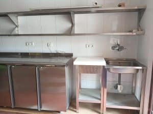 FREGADERO UN SENO ACERO INOX NUEVO