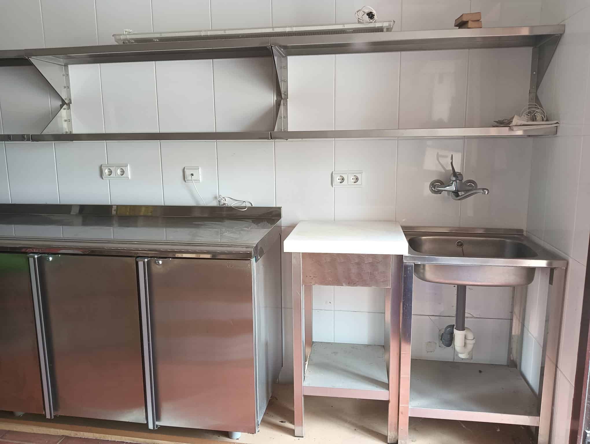 FREGADERO UN SENO ACERO INOX NUEVO