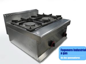 Fogonero Industrial a Gas (Dos Quemadores)