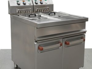 Freidora industrial de doble seno