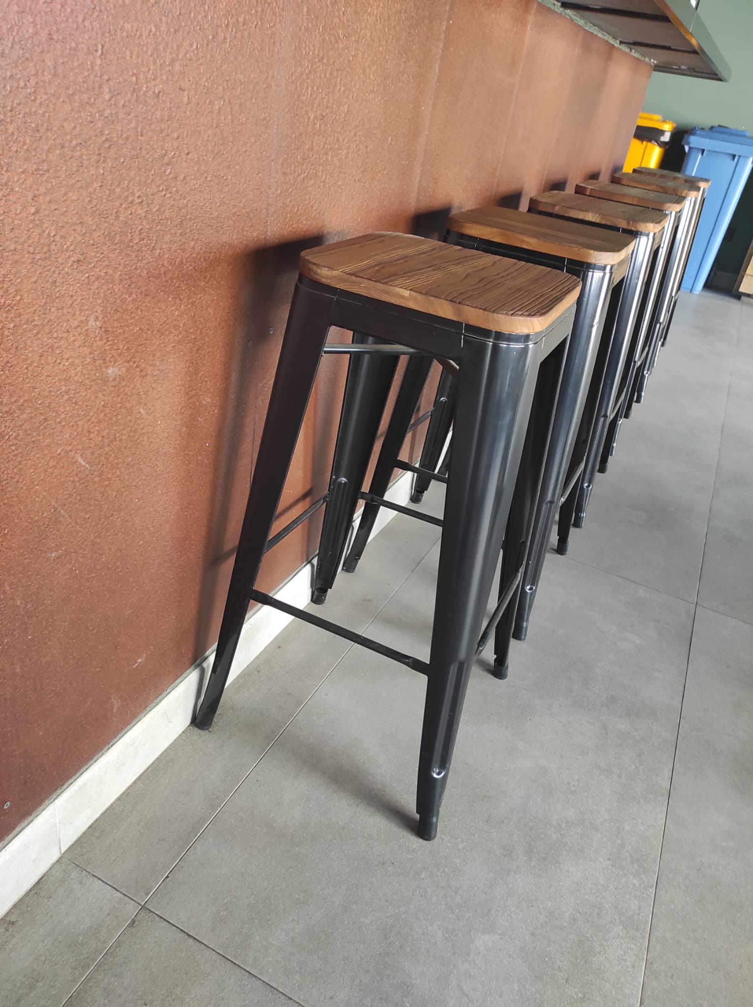 Taburetes LIX Metal Madera