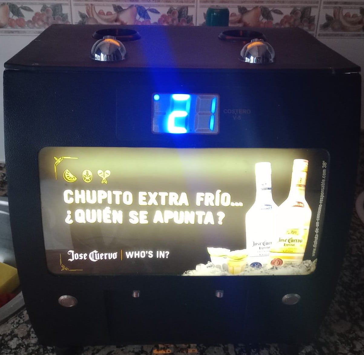 Dispensador enfriador de bebidas costero v5
