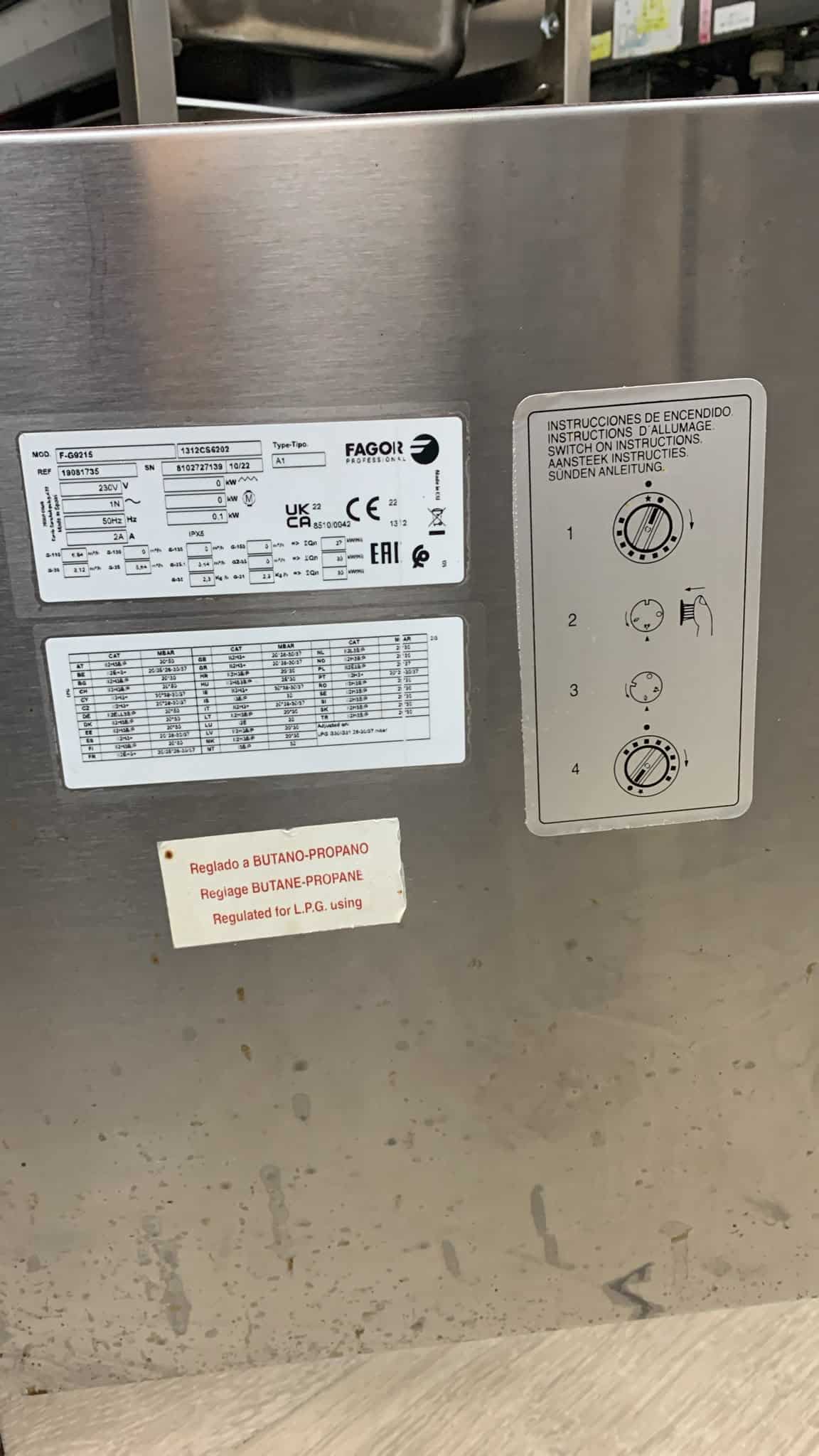 Maquinaria profesional de hostelería