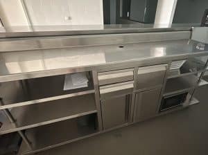 Mueble acero cocina