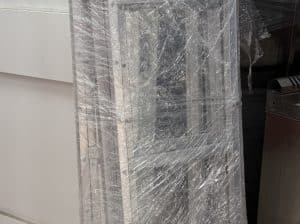 Estantería de aluminio desmontada